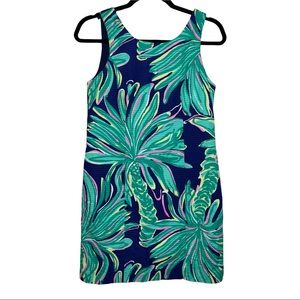 Lilly Pulitzer Bright Navy Tiger Palm Cathy Dress